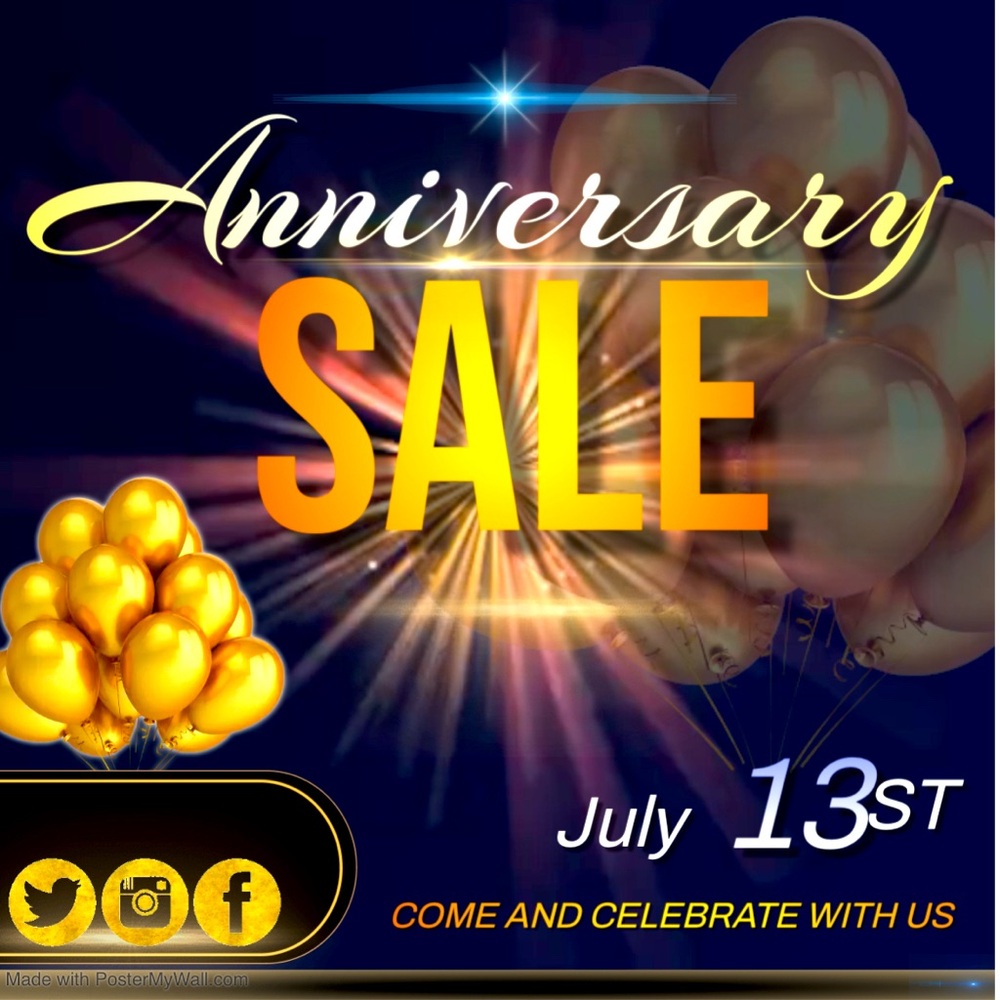 My first year doing lives on Poshmark come join me and have fun with me.💃💃💃